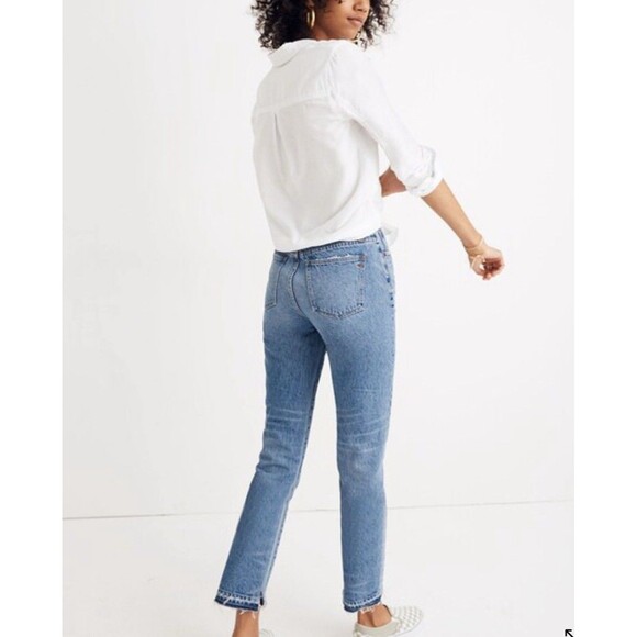 Madewell Button Up Tie Front White Shirt Size XS Classic Casual Coastal Preppy - Picture 2 of 10